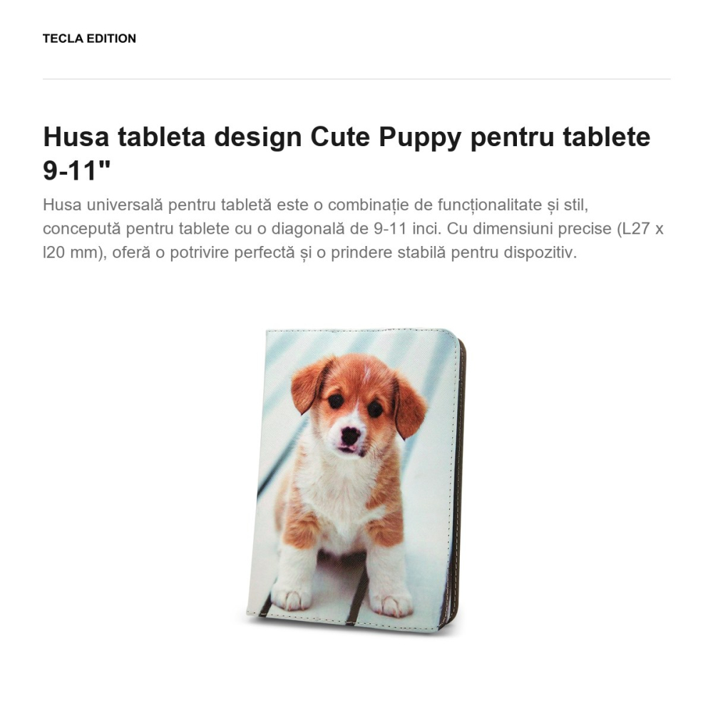 Husa tableta design Cute Puppy pentru tablete 9-11" [2]