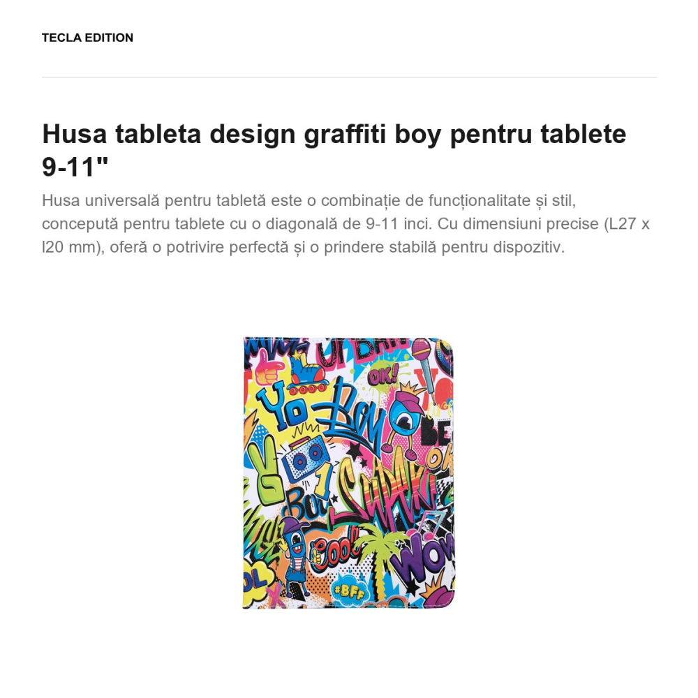 Husa tableta design graffiti boy pentru tablete 9-11" [2]