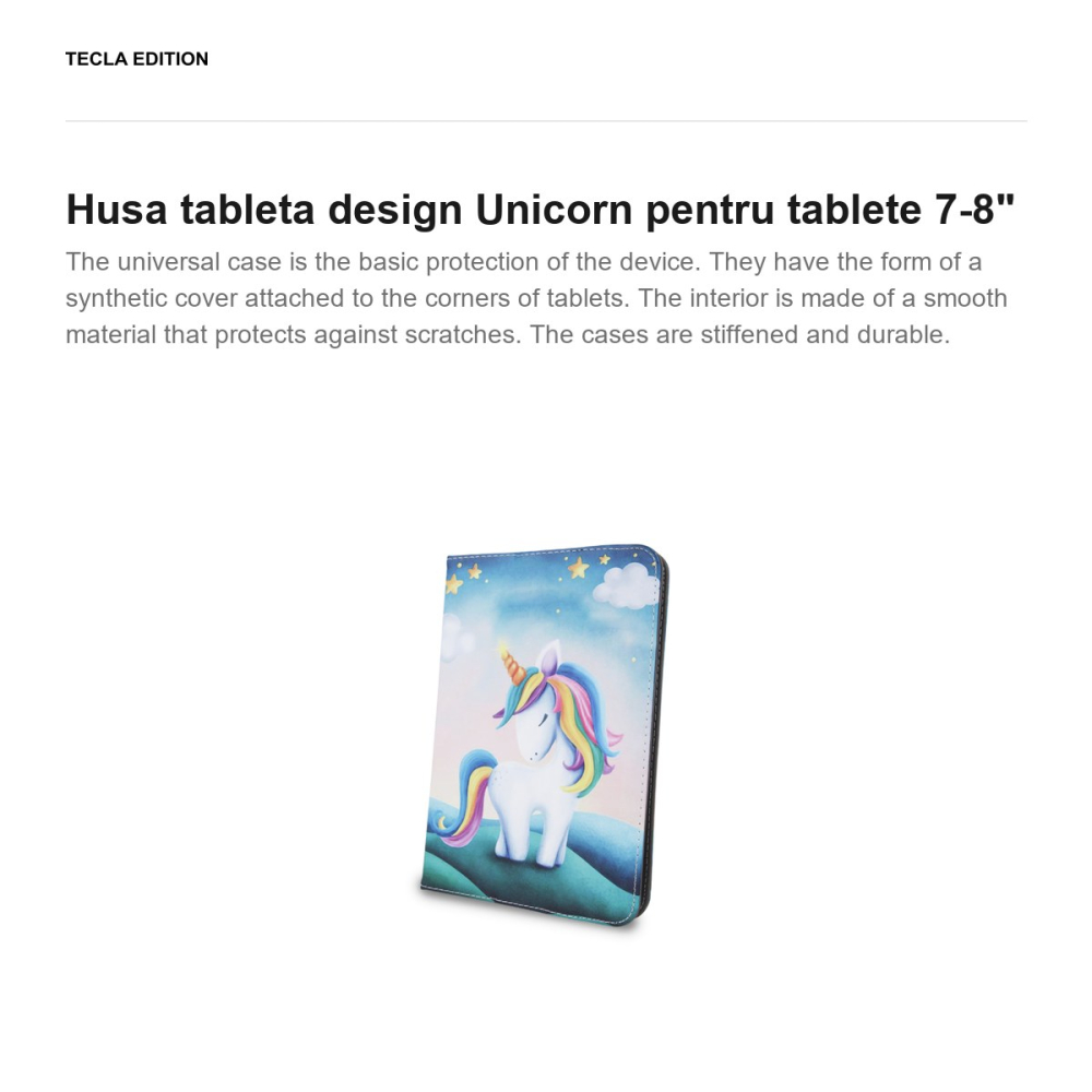 Husa tableta design Unicorn pentru tablete 7-8" [2]