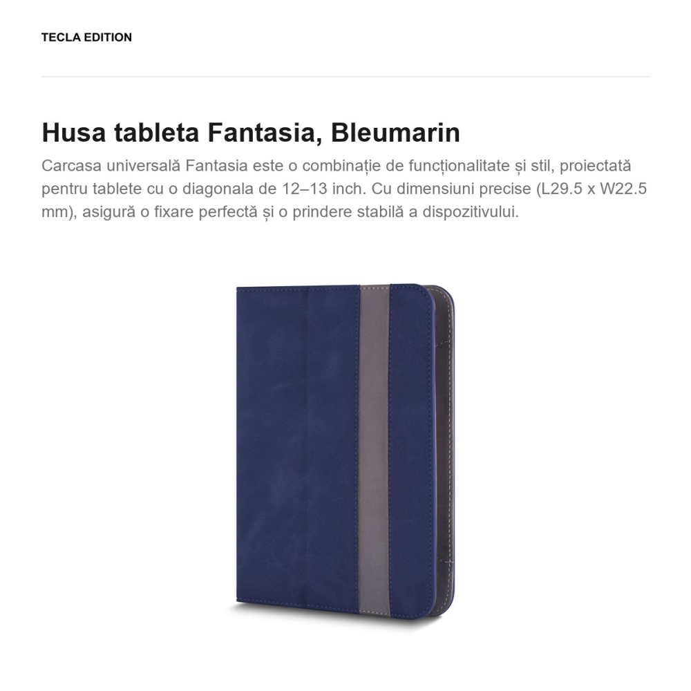 Husa tableta Fantasia pentru tablete 12-13", Bleumarin [2]