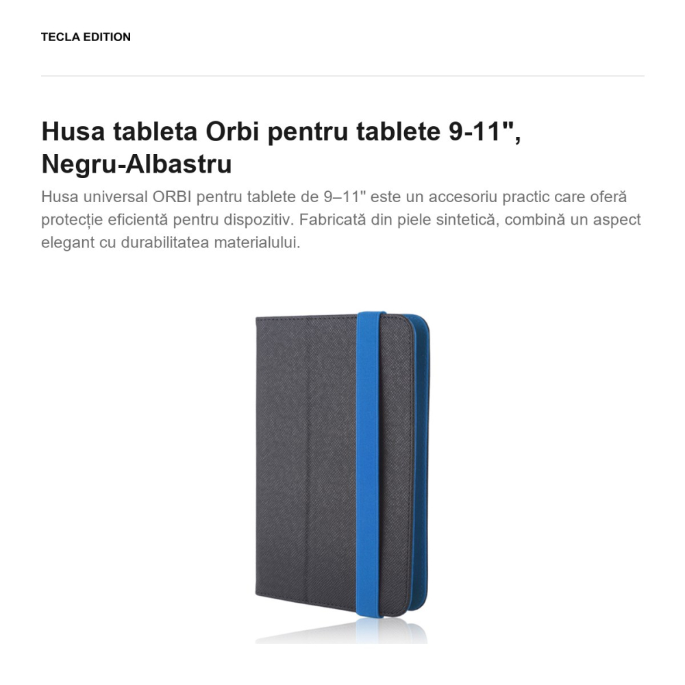 Husa tableta Orbi pentru tablete 9-11", Albastru [2]