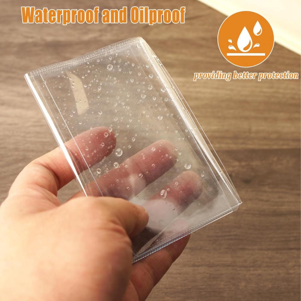 Husa Talon Auto, Transparenta si Pliabila, pentru Protectie si Pastrare Document Inmatriculare, din PVC Transparent [7]