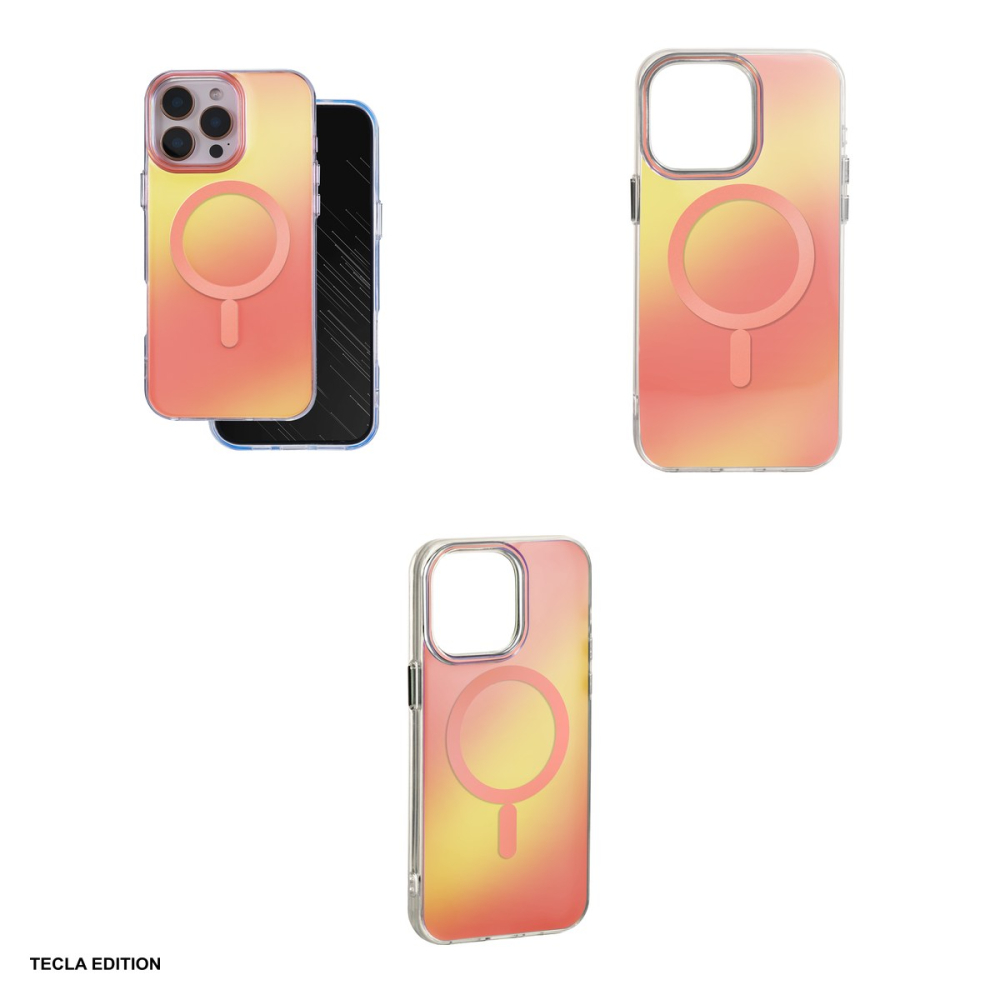 Husa Tecto Shield Aurora pentru Apple iPhone 16 Pro, Carcasa magnetica, Roz [4]