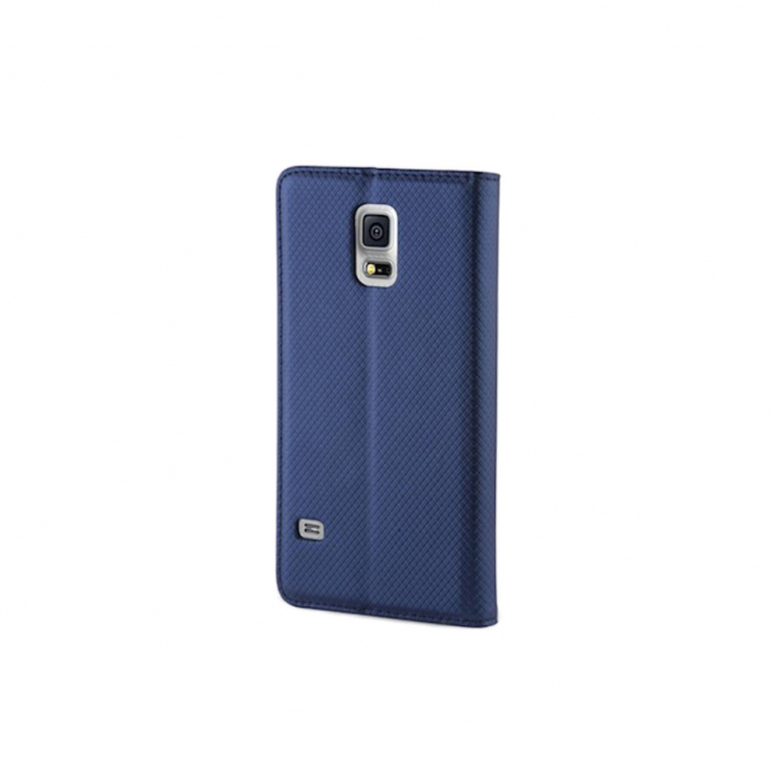 Husa tip carte, compatibila cu Samsung Galaxy A13 5G / A04S, premium flip book cu inchidere magnetica si functie stand, buzunar card, albastra [2]
