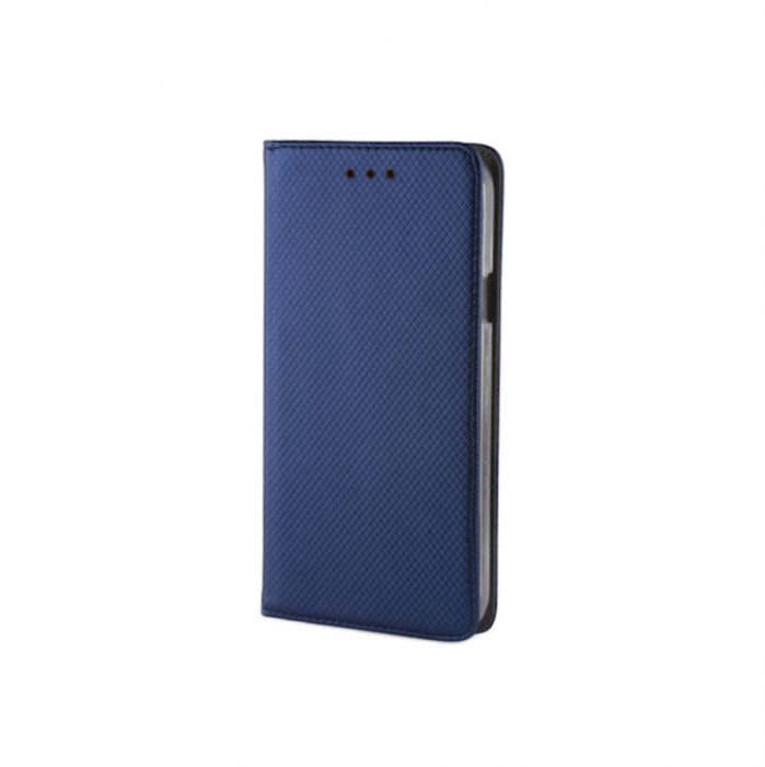 Husa tip carte, compatibila cu Samsung Galaxy A35 5G, premium flip book cu inchidere magnetica si functie stand, buzunar card, albastra [1]