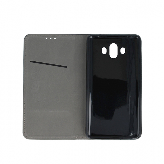 Husa tip carte, compatibila cu Samsung Galaxy A55 5G, premium flip book cu inchidere magnetica si functie stand, buzunar card, neagra [3]