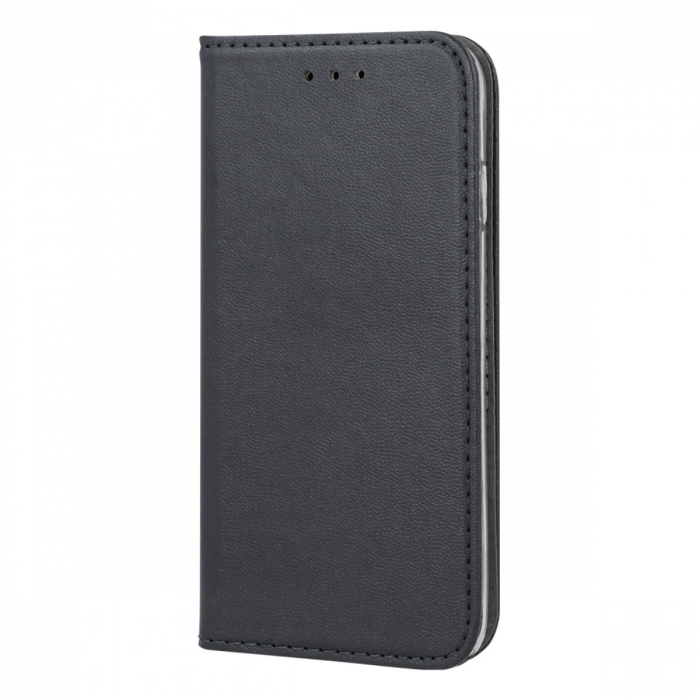Husa tip carte, compatibila cu Xiaomi 14T Pro, premium flip book cu inchidere magnetica si functie stand, buzunar card, negru mat [1]