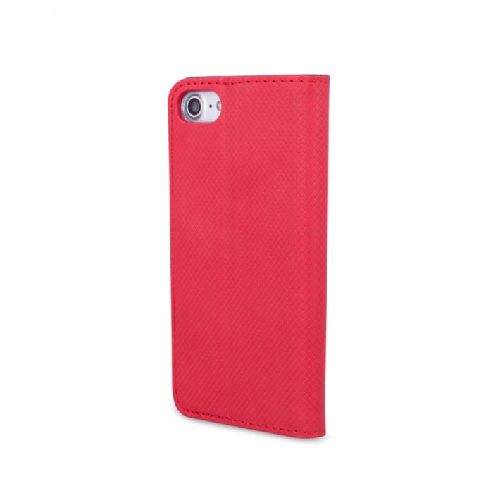 Husa tip carte, compatibila cu Xiaomi Redmi 14C 4G, premium flip book cu inchidere magnetica si functie stand, buzunar card, rosie [3]