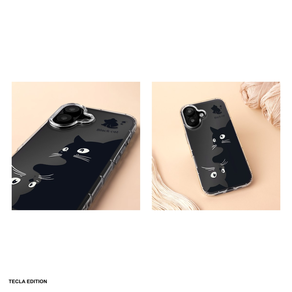 Husa Ultra Trendy cat pentru iPhone 15 Pro, Carcasa, Transparent [5]