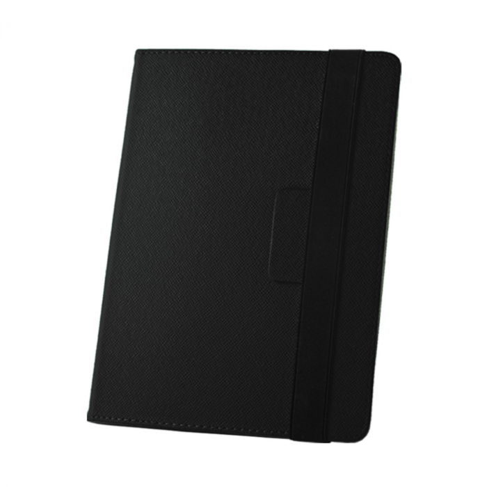 Husa universala tableta 8 - 9 inch, cu suport pliabil vizualizare, banda elastica, 234 x 178 x 18 mm, 160g, neagra [1]