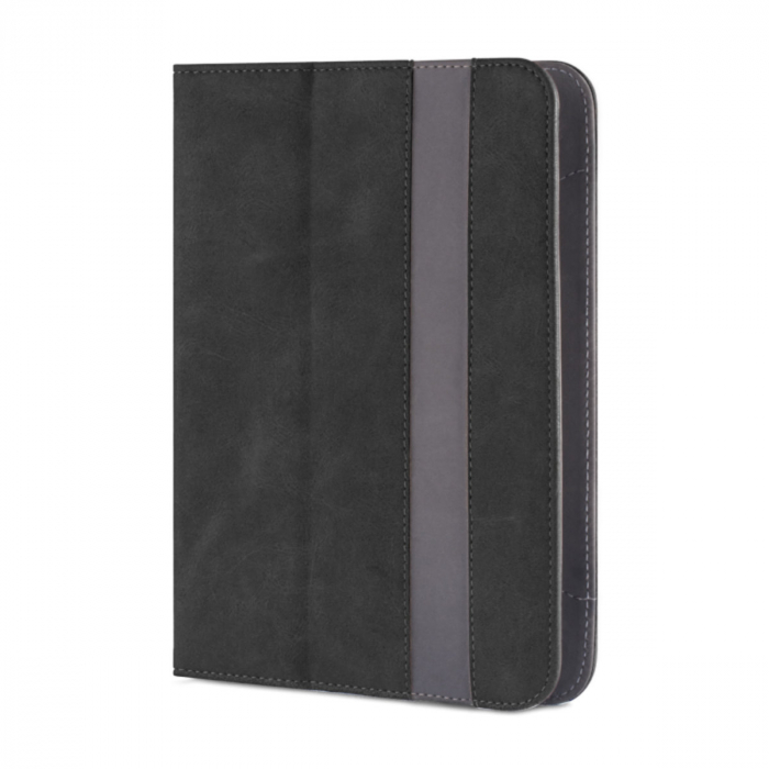 Husa universala tableta 9 - 10 inch, cu suport pliabil vizualizare, buzunar carduri, banda elastica, 270 x 205 x 25 mm, 269g, neagra [1]