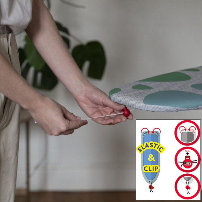 Husa universala Vileda Park & Go 09376, cu zona de parcare a fierului de calcat fierbinte, fixare Quick Fix [5]