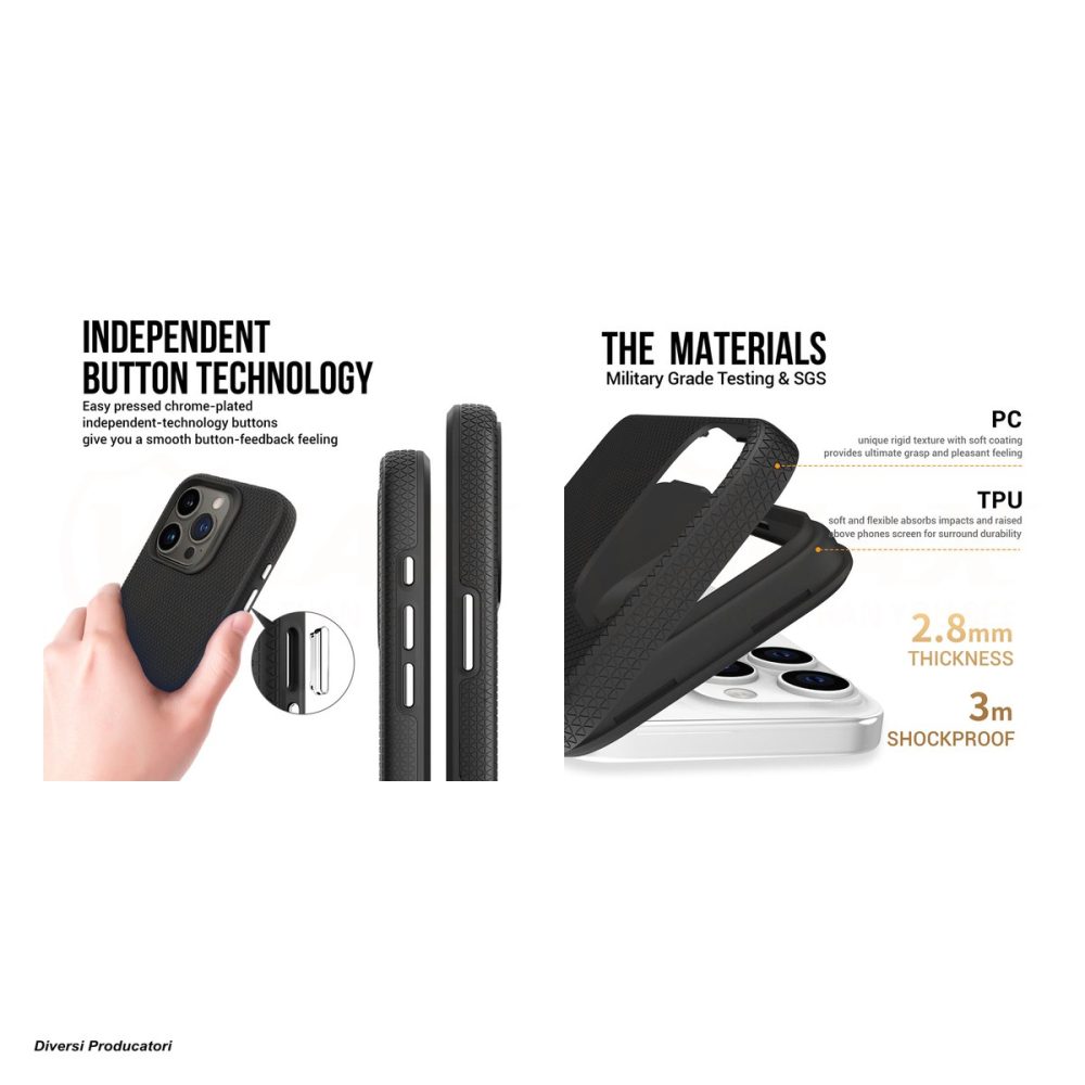 Husa Vmax Triangle pentru iPhone 15 Plus, Carcasa, Negru [5]