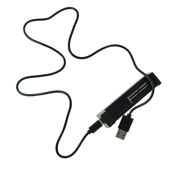 Incarcator acumulatori Li-Ion 1 x tip 18650, XTAR MC1 32648, cablu 81cm, negru [2]