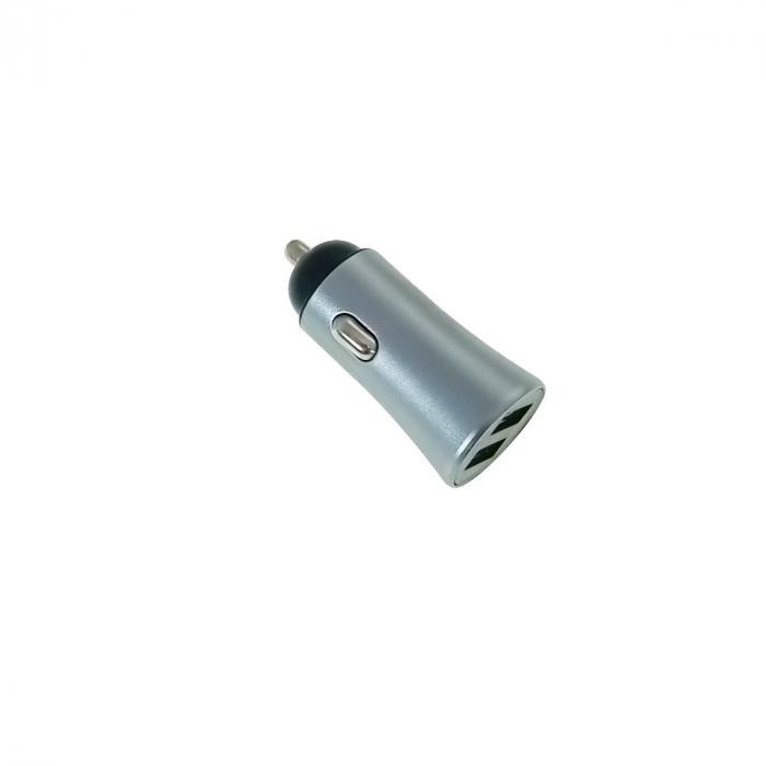 Incarcator auto dual USB 3.6 A, X-START CC097, DC 12-24V, gri [4]