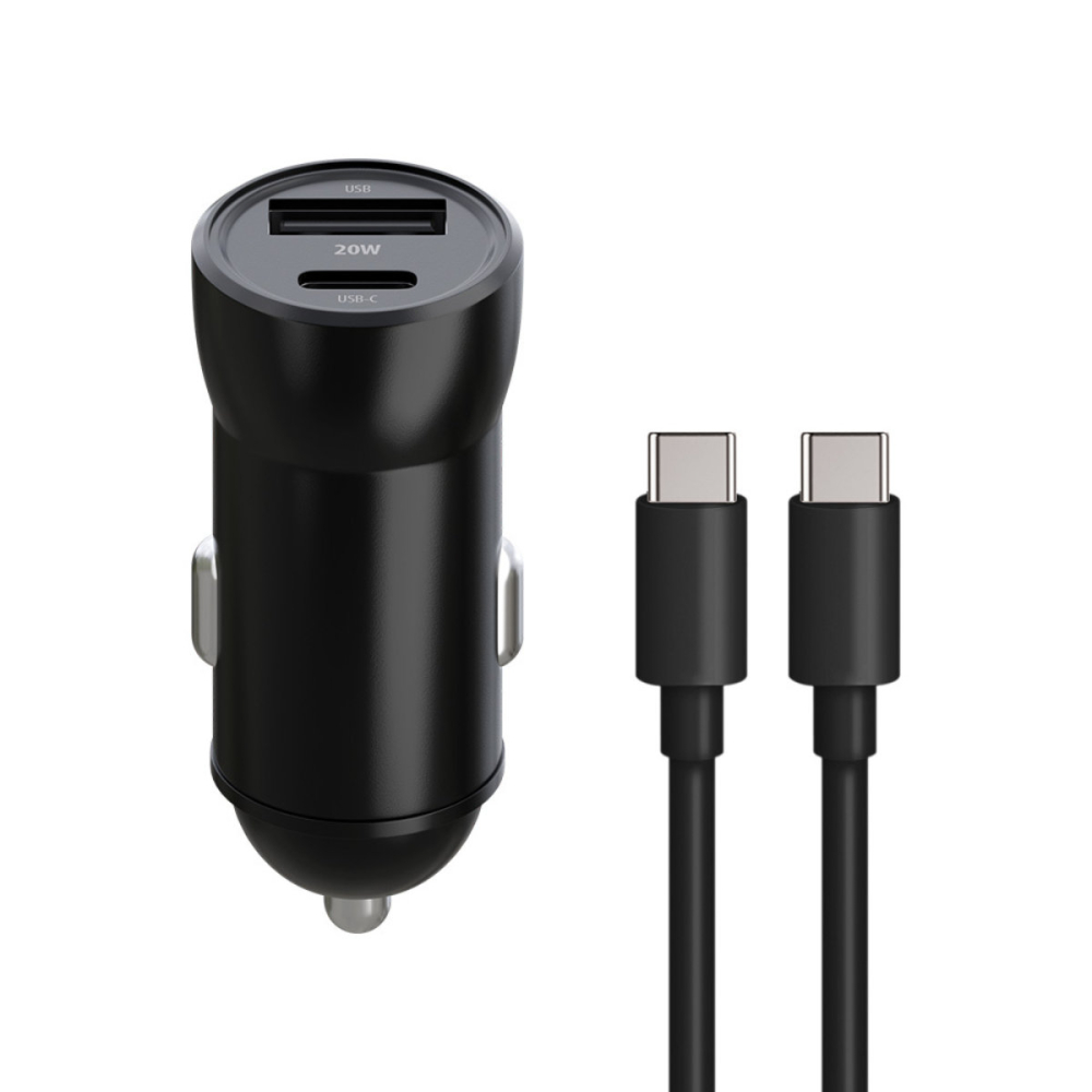 Incarcator Auto Maxlife MXCC-04 cu Incarcare Rapida PD QC 20W, Port Dual USB-C si USB-A, Cablu Inclus 60W, pentru Calatorii si Naveta Zilnica [1]
