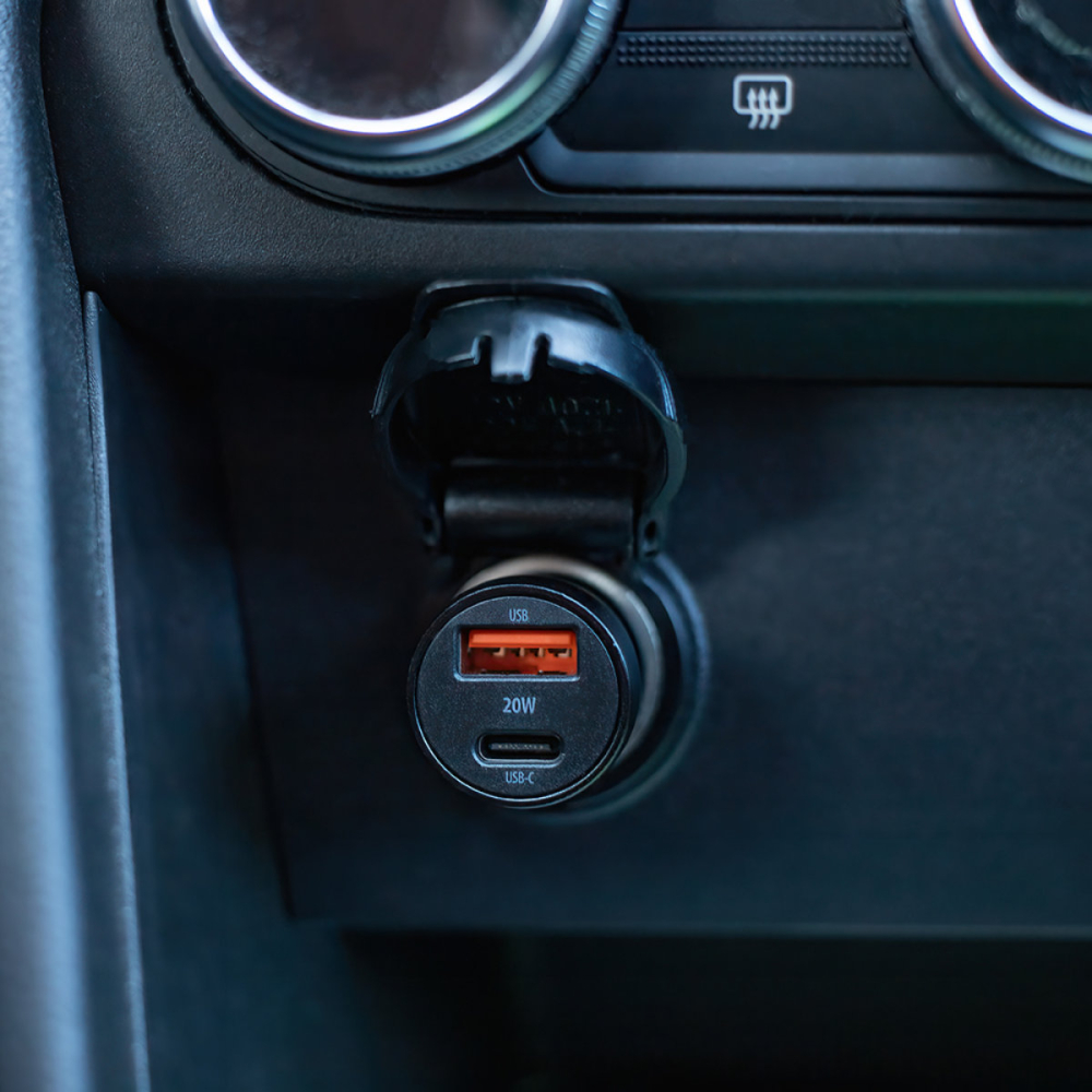 Incarcator Auto Rapid Maxlife MXCC-04 cu 2 Porturi USB-C si USB-A, 20W PD QC, pentru Calatorii si Utilizare Zilnica [5]