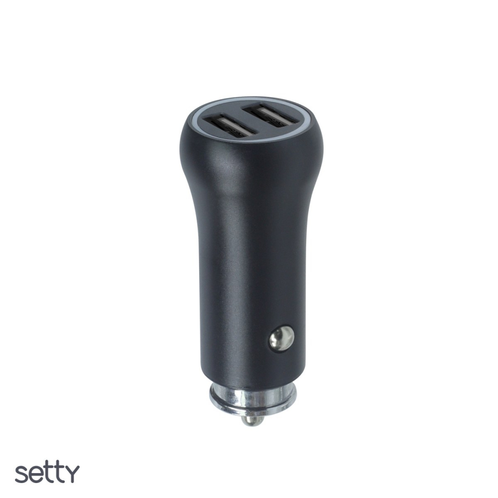 Incarcator auto Setty AA-31, 3 A, 2x USB, negru [4]