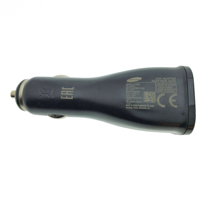 Incarcator auto USB, Samsung EP-LN915U, Adaptive Fast Charging, DC 11-30V, 5V 2A sau 9V 1.67A, negru [4]