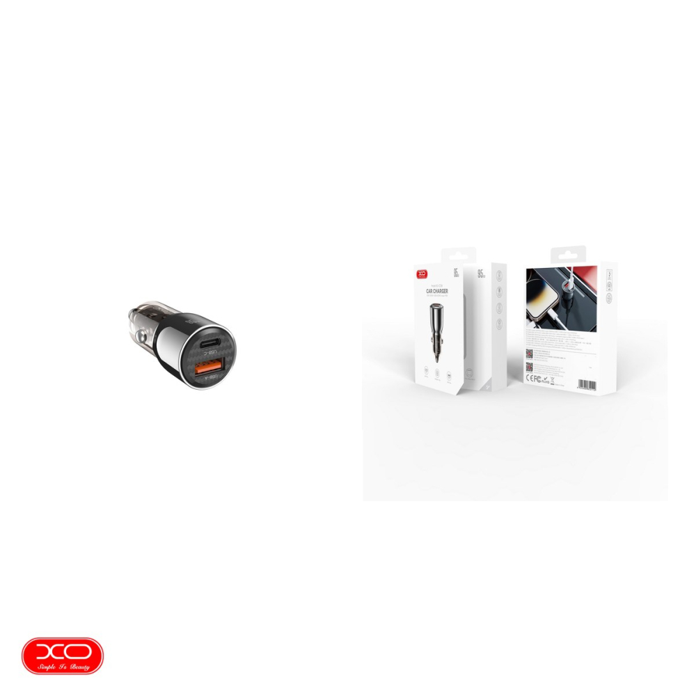Incarcator auto XO CC58, 95 W, 1x USB, negru [4]