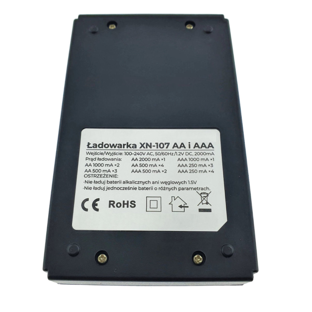 Incarcator baterii AA/AAA cu 4 sloturi si afisaj LCD - XN-107 pentru acumulatori Ni-MH/Ni-Cd, incarcare simultana, display nivel incarcare [4]