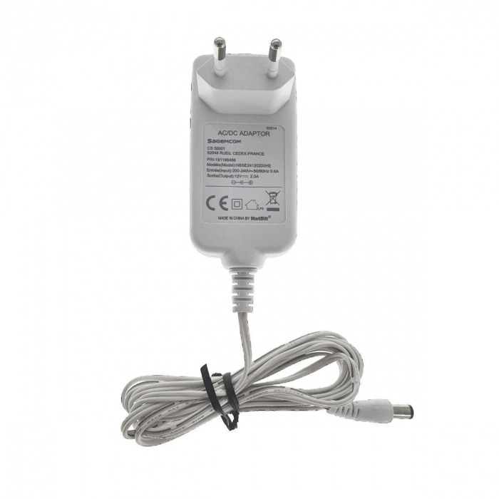 Încărcător Stabilizat DC 12V 2000mA cu Protecție - Cablu 1.95m, Conector 5.5x2.1mm, Alb - Sursă de Alimentare Sigură pentru Dispozitive Electronice [4]