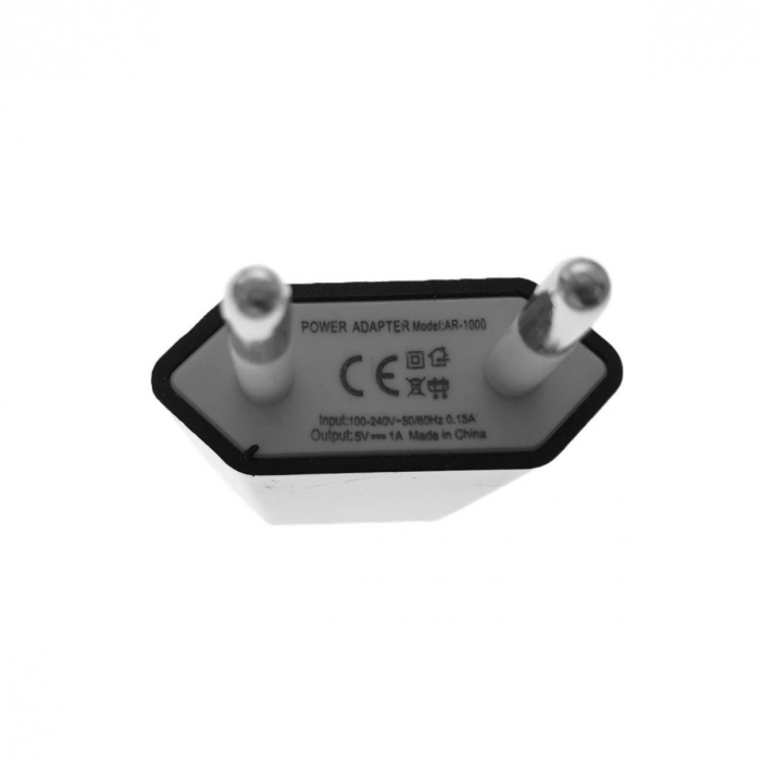 Incarcator de perete, adaptor de alimentare USB,1000 mA, negru [3]