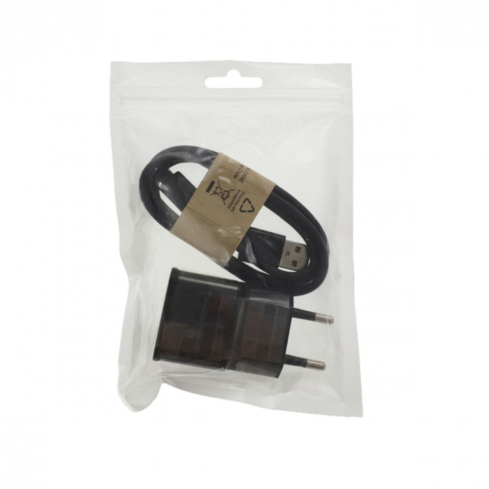 Încărcător de Perete Rapid 5V 2A cu Cablu MicroUSB – Compact și Portabil, Negru [4]