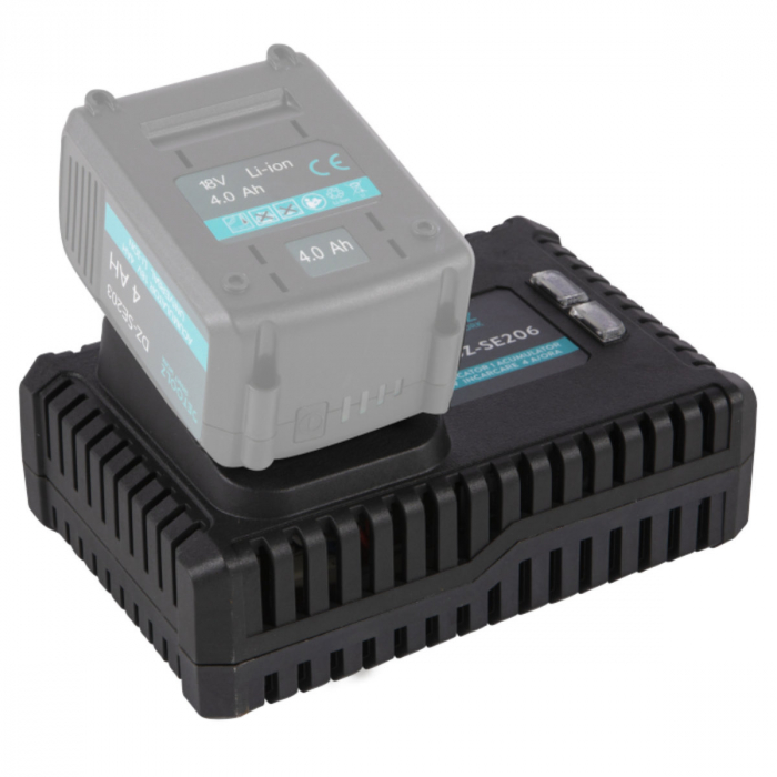 Incarcator pentru acumulatori Li-Ion, Detoolz DZ-SE206, 18V, incarcare 4A/ora [4]