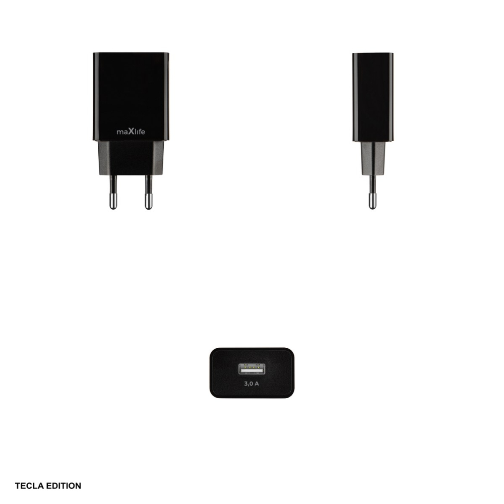 Incarcator priza Maxlife MXTC-11, 3A, 1 x USB-A, Quick Charge, Negru [4]