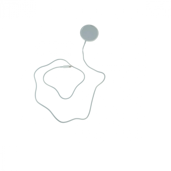 Incarcator Qi Wireless Magsafe 15W, Jellico W11, conector USB Tip C, Alb [5]