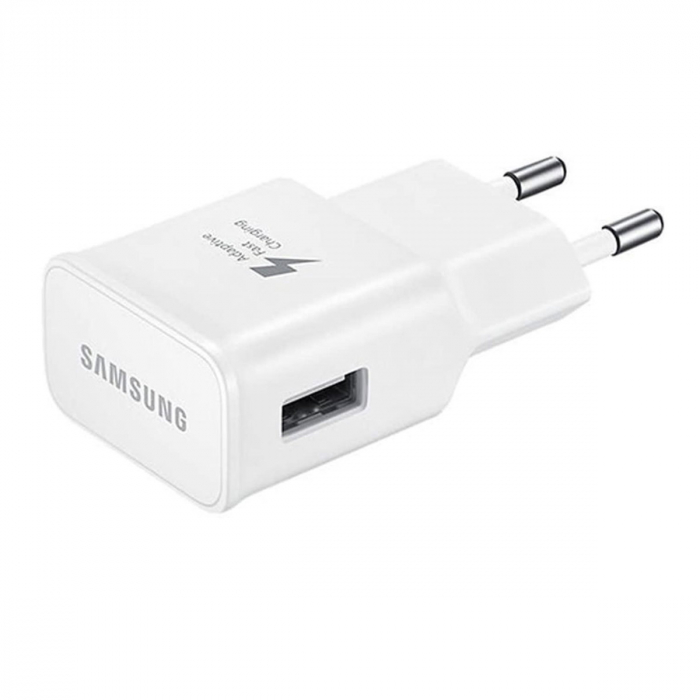 Incarcator rapid la priza retea la 1 x USB, Samsung EP-TA20EWE Adaptive Fast Charging, 5V 2A, alb [1]