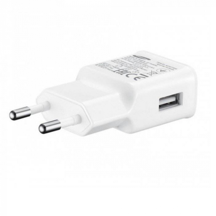 Incarcator rapid la priza retea la 1 x USB, Samsung EP-TA20EWE Adaptive Fast Charging, 5V 2A, alb [2]