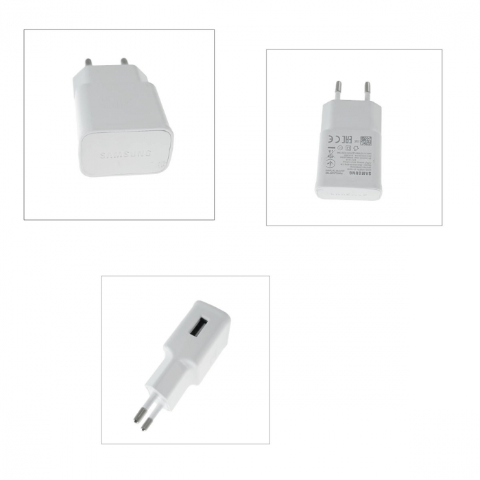 Incarcator rapid priza retea la 1 x USB, pentru Samsung EP-TA20EBE Adaptive Fast Charging, 5V 2A, alb [5]