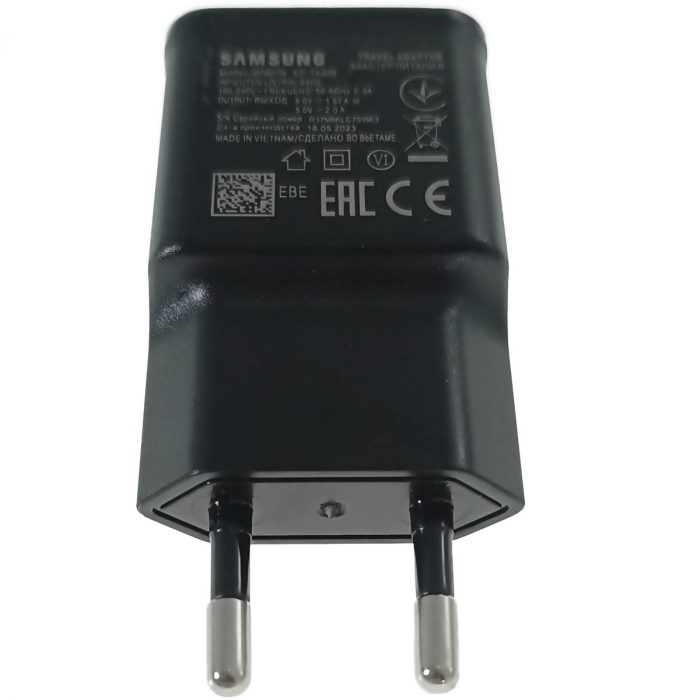 Incarcator rapid priza retea la 1 x USB, pentru Samsung EP-TA20EBE Adaptive Fast Charging, 5V 2A, negru [2]