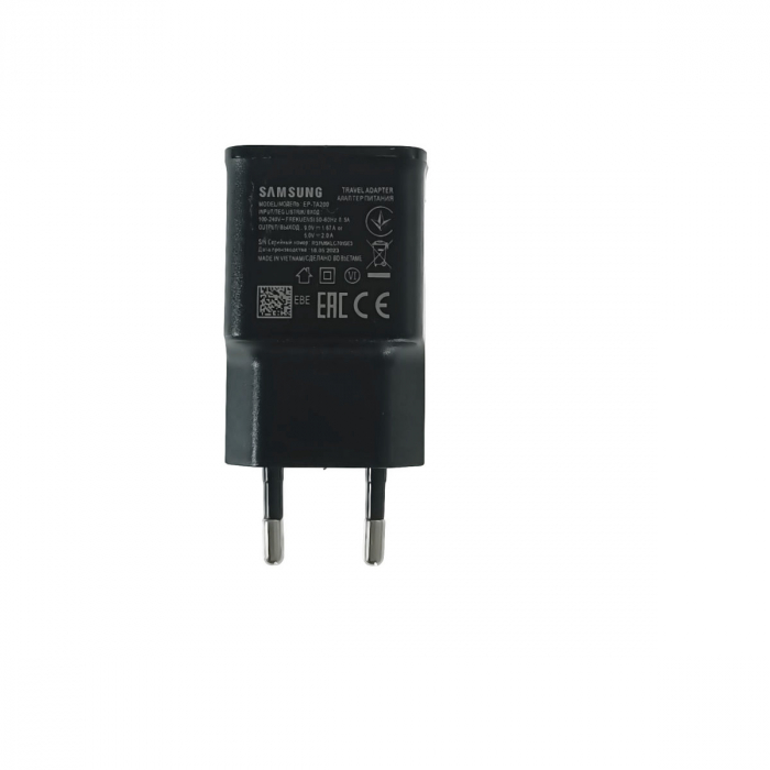 Incarcator rapid priza retea la 1 x USB, pentru Samsung EP-TA20EBE Adaptive Fast Charging, 5V 2A, negru [3]