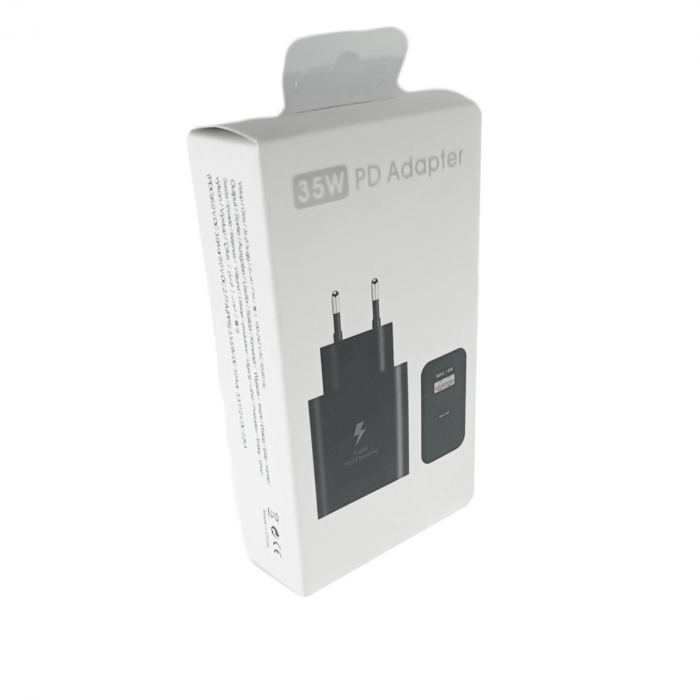Incarcator retea 35W cu port USB-C si USB-A, S22-5G, PD, negru [5]