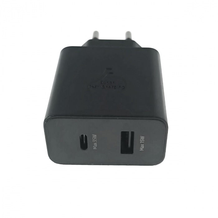 Incarcator retea 35W cu port USB-C si USB-A, S22-5G, PD, negru [1]