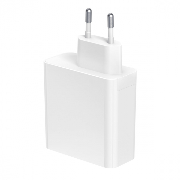 Incarcator retea 65W, Platinet 45581, QC3.0 PD3.0, porturi 2 x USB si 1 x USB tip C, intrare curent 100 - 240 V, alb [3]