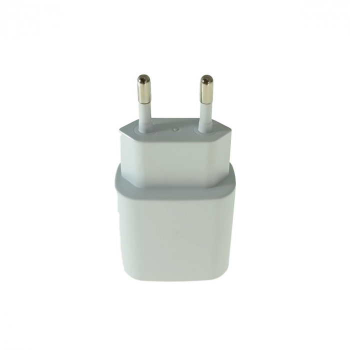 Incarcator retea cu port USB-C, 25W, QC, PD, priza retea EU, Alb [5]