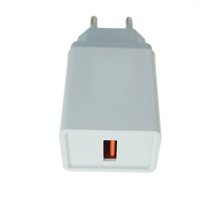 Incarcator retea cu un port USB, 5V, 2.4A, alb [2]