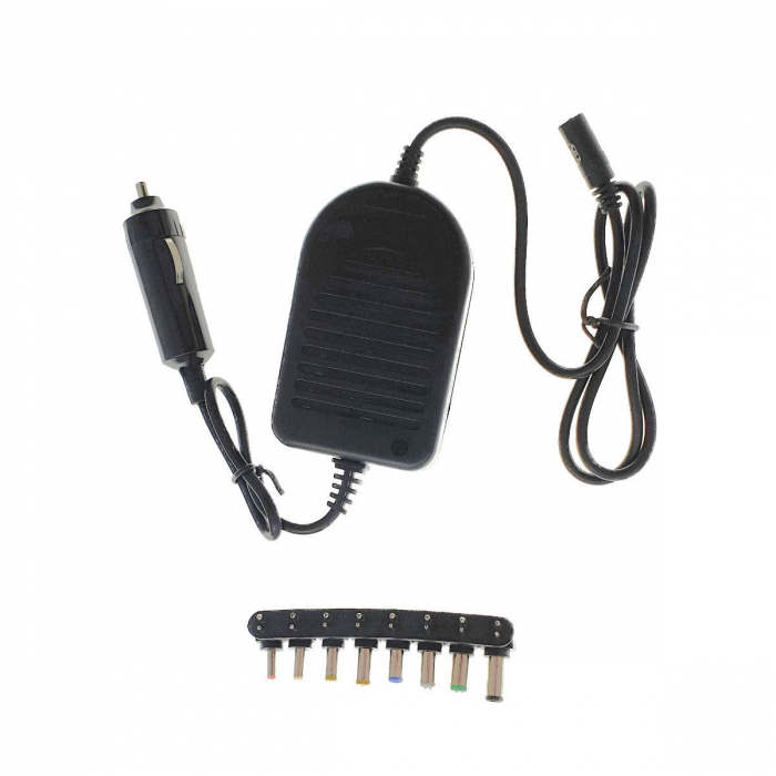 Incarcator universal 80W, auto, cu adaptoare, EWDD8040, de alimentare laptop [3]