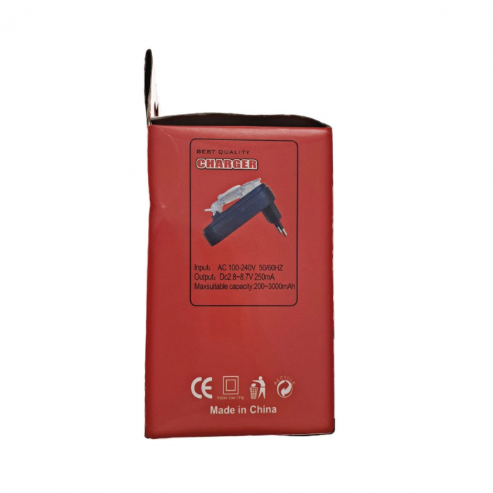 Incarcator universal MCT3000,acumulatori Li-Ion,Li-Polymer,la retea,negru [6]