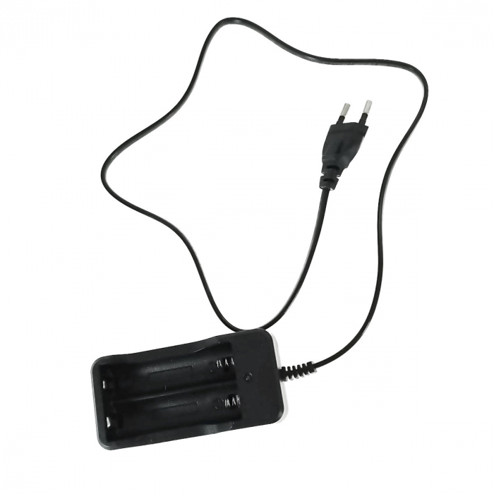 Incarcator universal pentru 2 baterii tip 18650 Li-Ion, 18650-JXC, la priza retea, negru [3]