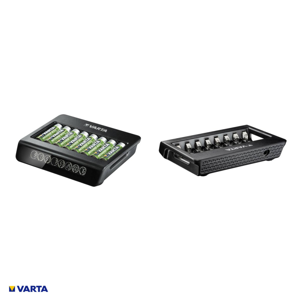 Incarcator VARTA LCD Multi Charger+ 57681 pentru acumulatori Ni-MH AA si AAA, 1-8 bucati, 8 canale individuale, display LCD, intrare USB-C PD, fara acumulatori [4]
