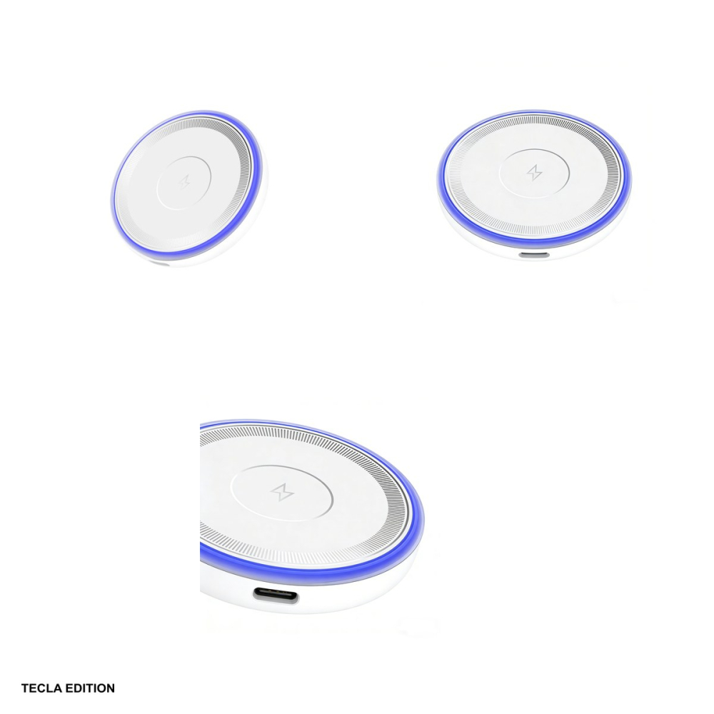 Incarcator wireless XO CX042, 15W, Fast Charge, Alb [6]