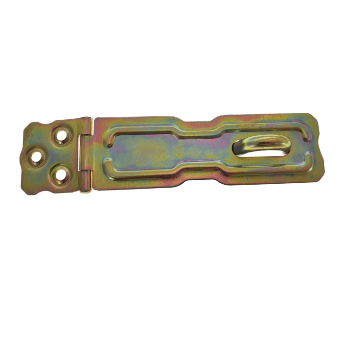 Incuietoare aplicata, cu ochi de blocare pentru inchidere cu lacat, 145x37mm, zincata [2]