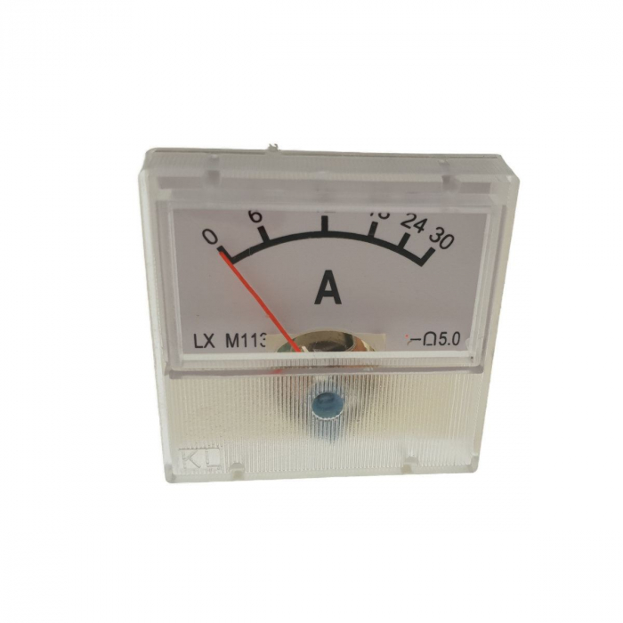 Indicator analogic, ampermetru, pentru curent,30A [3]