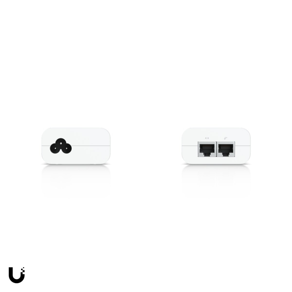 Injector PoE+ Ubiquiti UniFi PoE+ Adapter, 30 W, port Gigabit, iesire 48 V DC, protectie la supratensiune, cablu de alimentare inclus, U-POE-AT [5]