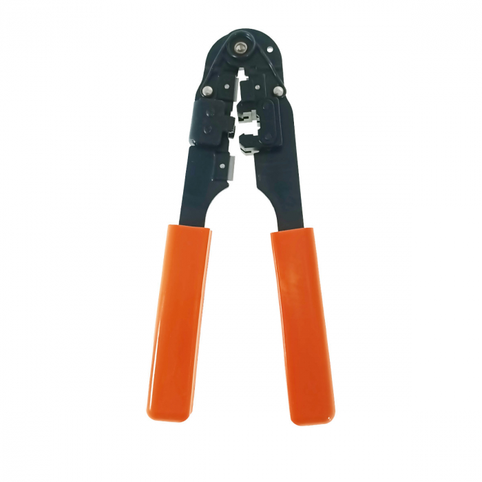 Cleste de sertizare pentru mufe 8p8c, Xtreme HY-210N 00594, portocaliu cu negru [3]